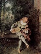 Jean-Antoine Watteau Mezzetin oil on canvas